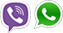 Viber, WhatsApp